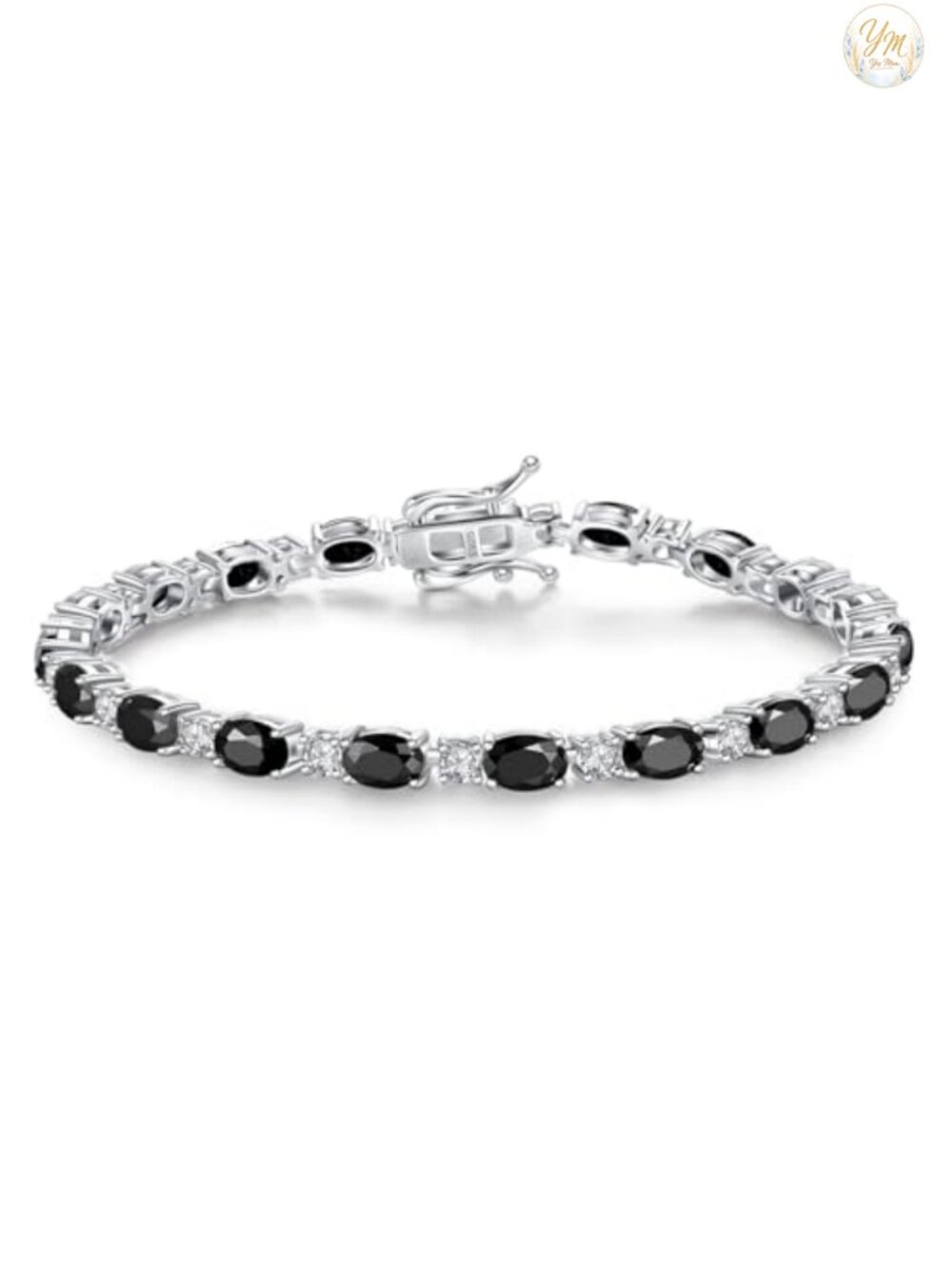 Sterling Silver Birthstone Tennis Bracelet 925 Fine Jewelry Gift for Her